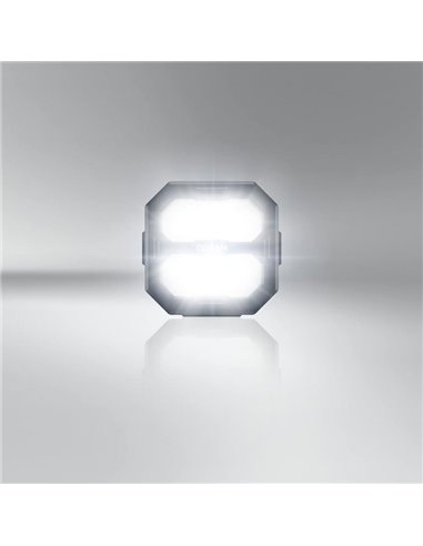 Luz de trabalho LED LEDriving® Cube PX2500 quadrada larga, LEDPWL 104-WD, feixe de 45 m, 6000 K, 27 W, 12/24 V