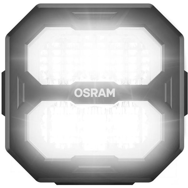 Faro de trabajo LED cuadrado LEDriving® Cube PX2500 Flood (extendido), LEDPWL 107-FL, alcance 80m, 6000K, 27W, 12/24V