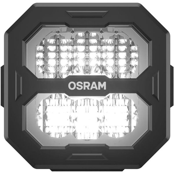 Faro de trabajo LED cuadrado LEDriving® Cube PX2500 Flood (extendido), LEDPWL 107-FL, alcance 80m, 6000K, 27W, 12/24V