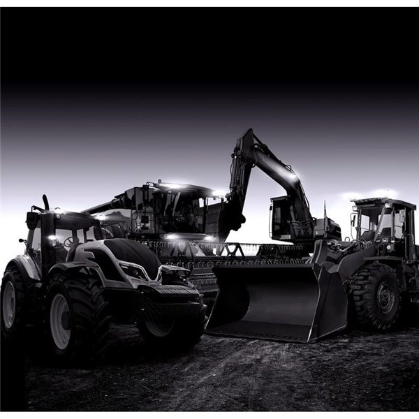 Projecteur de travail LED carré LEDriving® Cube PX3500 (étendu), LEDPWL 108-FL, 6 000 K, 33 W, 12/24 V