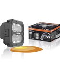 Faro de trabajo LED cuadrado LEDriving® Cube PX4500 Flood (extendido), LEDPWL 109-FL, 6000K, 45W, 12/24V