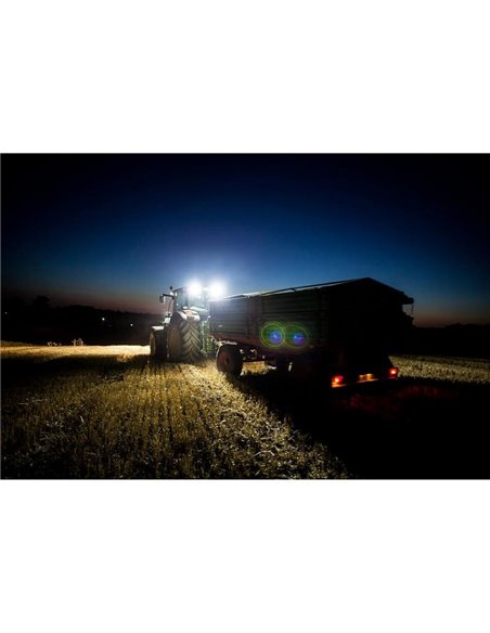 Faro de trabajo LED cuadrado LEDriving® Cube PX4500 Flood (extendido), LEDPWL 109-FL, 6000K, 45W, 12/24V