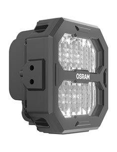 Luz de trabalho LED LEDriving® Cube PX4500 Flood (extendida) quadrada, LEDPWL 109-FL, 6000K, 45W, 12/24V 2