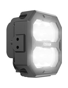 Farol LED de longo alcance LEDriving® Cube PX2500 Spot (concentrado), LEDPWL 110-SP, 6000K, 27W, 12/24V 2