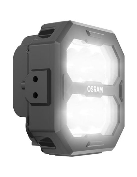 Farol LED de longo alcance LEDriving® Cube PX2500 Spot (concentrado), LEDPWL 110-SP, 6000K, 27W, 12/24V