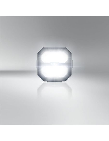 Farol LED de longo alcance LEDriving® Cube PX3500 Spot (concentrado), LEDPWL 111-SP, 6000K, 33W, 12/24V