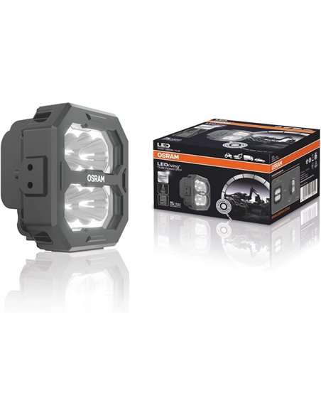 Phare LED à grande hauteur LEDriving® Cube PX3500 Spot (concentré), LEDPWL 111-SP, 6000 K, 33 W, 12/24 V