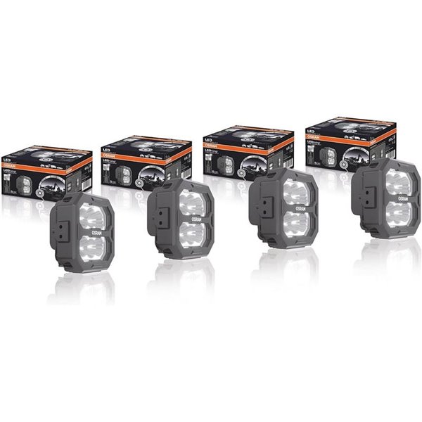 Faro LED de largo alcance LEDriving® Cube PX3500 Spot (concentrado), LEDPWL 111-SP, 6000K, 33W, 12/24V