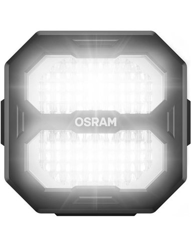 Projecteur de travail LED carré large LEDriving® Cube PX1500, LEDPWL 114-WD, 6 000 K, 15 W, 12/24 V