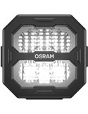 Luz de trabalho LED LEDriving® Cube PX1500 Flood (extendida) quadrada, LEDPWL 115-FL, 6000K, 15W, 12/24V