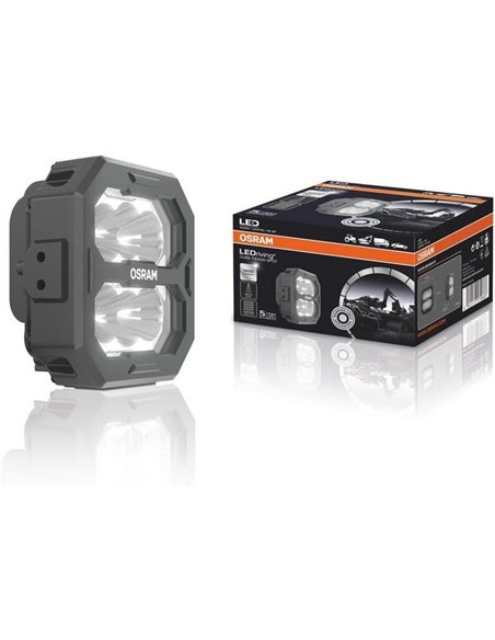 Phare LED à grande hauteur LEDriving® Cube PX1500 Spot (concentré), LEDPWL 116-SP, 6000 K, 15 W, 12/24 V
