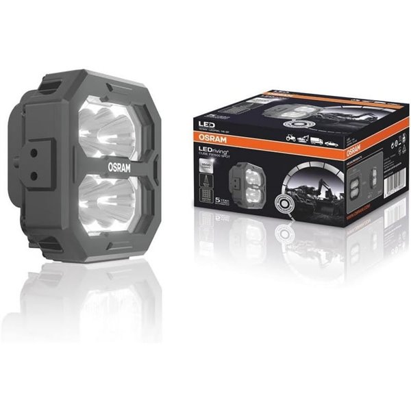 Faro LED de largo alcance LEDriving® Cube PX1500 Spot (concentrado), LEDPWL 116-SP, 6000K, 15W, 12/24V