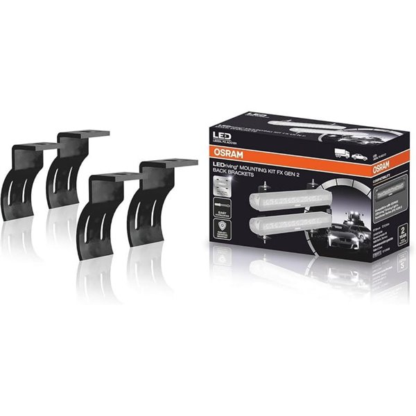 Kit de montage arrière OSRAM LEDDL FX ACC101 pour barres LEDriving® FX GEN 2, LEDDL FX ACC101