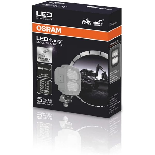 Kit de montaje OSRAM LEDPWL ACC101 para faros LEDriving® CUBE PX instalación estándar o flexible
