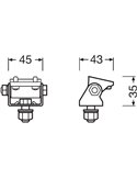 Kit de montaje OSRAM LEDPWL ACC101 para faros LEDriving® CUBE PX instalación estándar o flexible