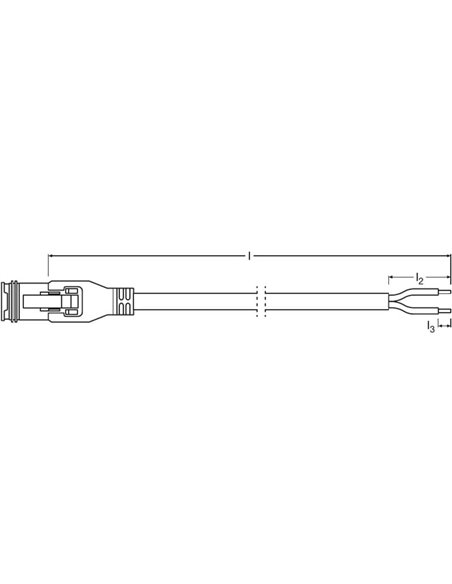 Cable de conexión OSRAM LEDPWL ACC103 LEDriving® 300 DT AX