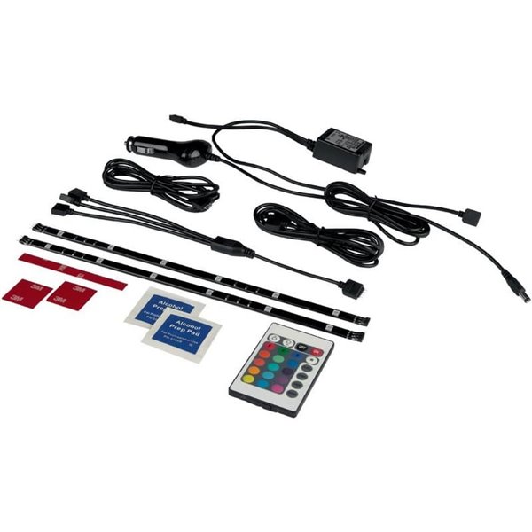 Kit de base d'éclairage intérieur de voiture multicolore LEDambient® TUNING LIGHTS, sans Try Me