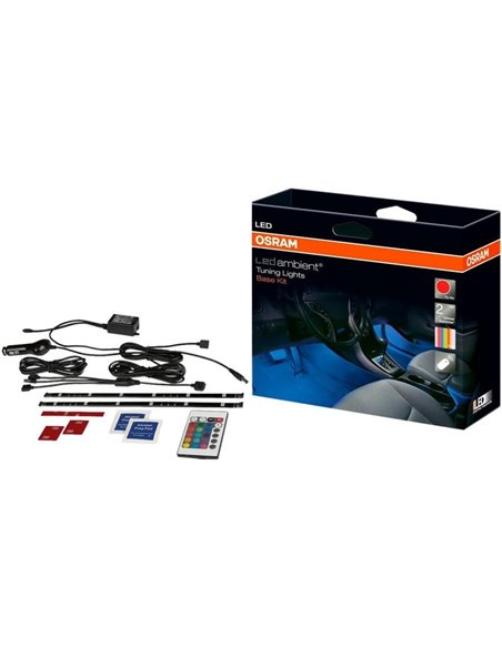 Kit base de Luces multicolor para interior de coche LEDambient® TUNING LIGHTS, sin Try Me