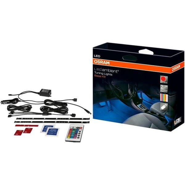 Kit de base para luz interna automotiva multicolorida LEDambient® TUNING LIGHTS, sem Try Me