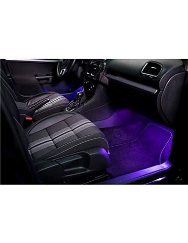 Kit de base d'éclairage intérieur de voiture multicolore LEDambient® TUNING LIGHTS, sans Try Me