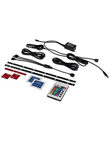 Kit de base d'éclairage intérieur de voiture multicolore LEDambient® TUNING LIGHTS, sans Try Me