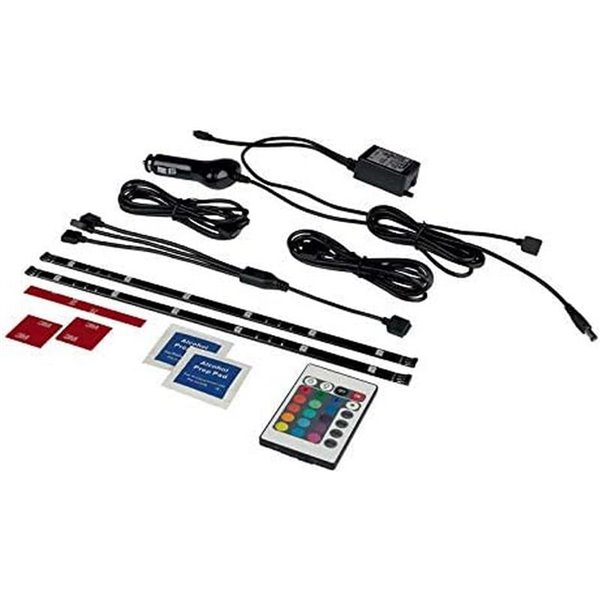 Kit de base d'éclairage intérieur de voiture multicolore LEDambient® TUNING LIGHTS, sans Try Me