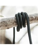 Cable textil portalámparas E27 ARTEIXO, uso exterior e interior, 5m en negro o Yute