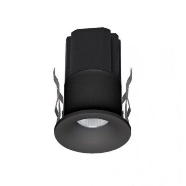 Downlight LED encastré HURGADA 7W 2700K/3000K/4000K noir