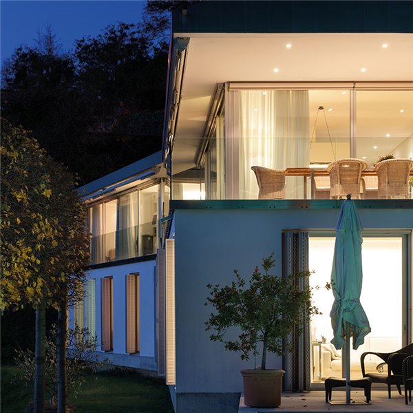 Downlight mini empotrable LED HURGADA, blanco, potente 7W 505-535Lm, corte Ø 35mm, IP54 2700K/3000K/4000K