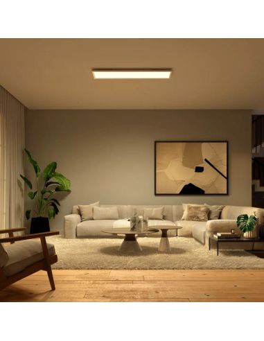 Panel de techo LED inteligente Surimu blanco luz cálida| LeonLeds