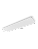 Panel de techo LED inteligente Surimu blanco medidas| LeonLeds