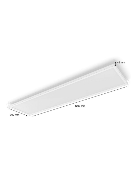 Panel de techo LED inteligente Surimu blanco medidas| LeonLeds
