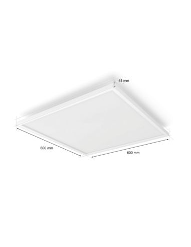 Panel techo LED inteligente Surimu cuadrado medidas| LeonLeds