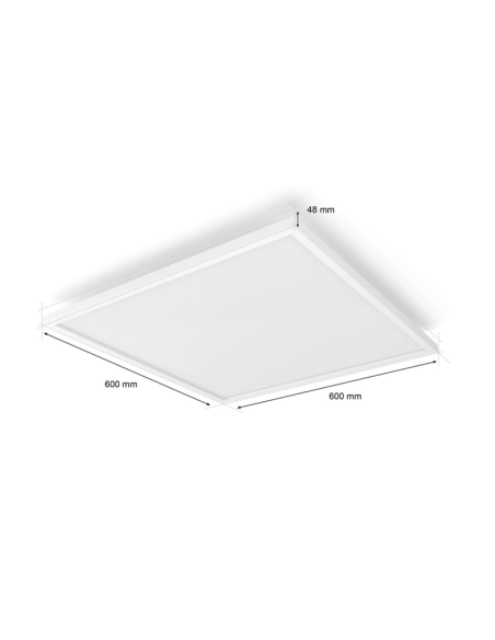 Panel techo LED inteligente Surimu cuadrado medidas| LeonLeds