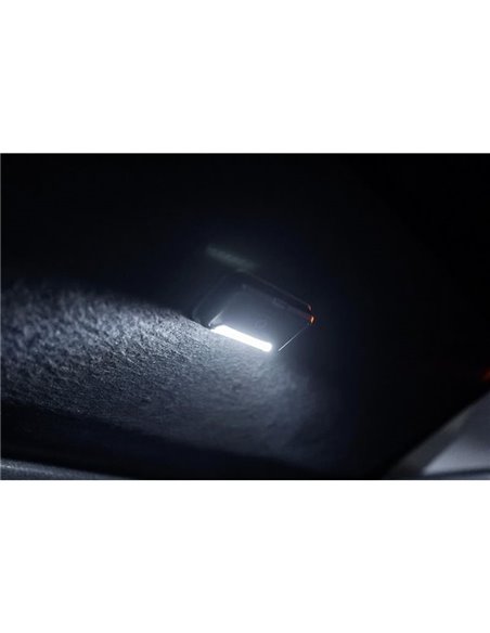 Luz de maletero LED recargable LEDambient® Trunk Light, 6000K con imán, sensor y USB-C