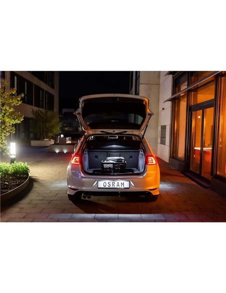 Luz de maletero LED recargable LEDambient® Trunk Light, 6000K con imán, sensor y USB-C