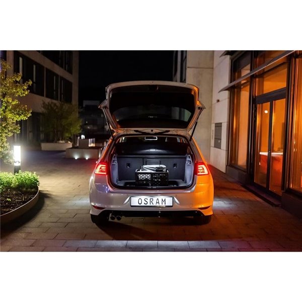 Luz de maletero LED recargable LEDambient® Trunk Light, 6000K con imán, sensor y USB-C