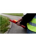 Señal de emergencia LED TA19 OSRAM TRUCK FLARE 2-en-1 (naranja + linterna), IP54, 4×AA incluidas, obligatorio en Alemania en cas