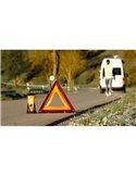 Señal de emergencia LED TA19 OSRAM TRUCK FLARE 2-en-1 (naranja + linterna), IP54, 4×AA incluidas, obligatorio en Alemania en cas