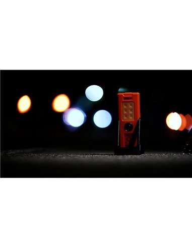 Señal de emergencia LED TA19 OSRAM TRUCK FLARE 2-en-1 (naranja + linterna), IP54, 4×AA incluidas, obligatorio en Alemania en cas