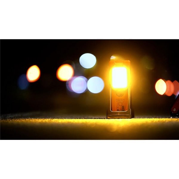 Señal de emergencia LED TA19 OSRAM TRUCK FLARE 2-en-1 (naranja + linterna), IP54, 4×AA incluidas, obligatorio en Alemania en cas