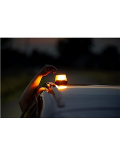 Panneau d'urgence LED TA20 pour l'Allemagne, LEDguardian® ROAD FLARE rechargeable 360° IP54 (TÜV/KBA) 2