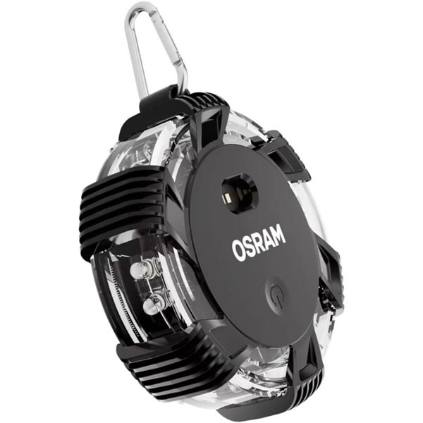 Señal de emergencia LEDguardian® ROAD FLARE 360° ámbar, 3 modos, imán, IP54 IK07, 3×AAA