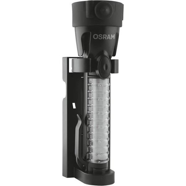 Linterna de emergencia LED OSRAM LEDguardian® Saver Light Plus 105 lm 6500K, 2×AA, imán, cortacinturón y martillo