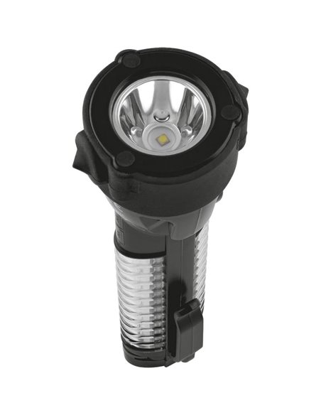 Linterna de emergencia LED OSRAM LEDguardian® Saver Light Plus 105 lm 6500K, 2×AA, imán, cortacinturón y martillo