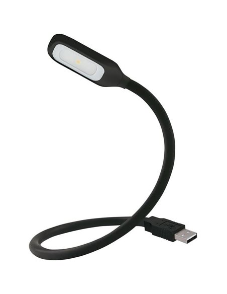 Lampe de lecture LED USB pour intérieur de voiture ONYX COPILOT 20 lm 3200 K, col flexible 37 cm