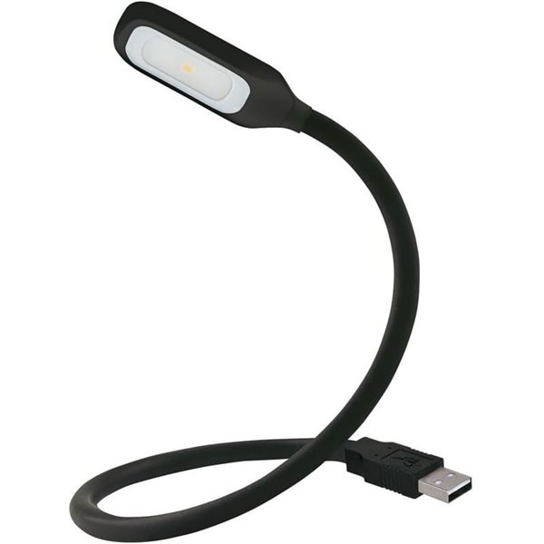 Luz lectora LED USB para interior de coche ONYX COPILOT 20 Lm 3200K, cuello flexible 37 cm