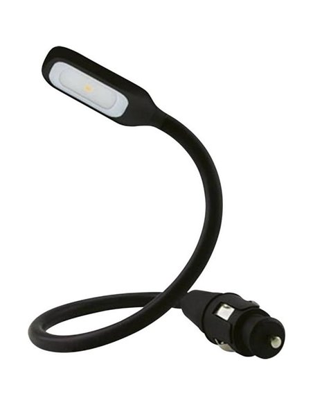 Luz lectora LED para interior de coche coexión mechero ONYX COPILOT M+7, 37 cm 20 Lm 3200K, 12/24V