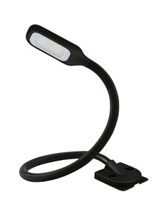 Luz lectora LED para interior de coche con base fija ONYX COPILOT L+7 37cm, 20 Lm 3200K para mechero, 12/24V 2