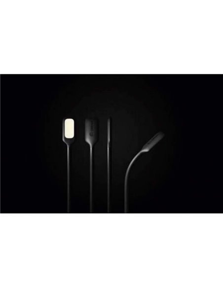 ONYX COPILOT L+7 Lampe de lecture LED pour intérieur de voiture 37 cm avec base fixe, 20 Lm 3200 K pour allume-cigare, 12/24 V